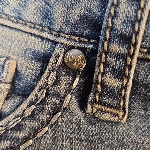 NWT Wrangler Rock 47 Womens Jeans WJX15DM 35x32 *39x33 Cowgirl Bootcut High Rise - Picture 7 of 16